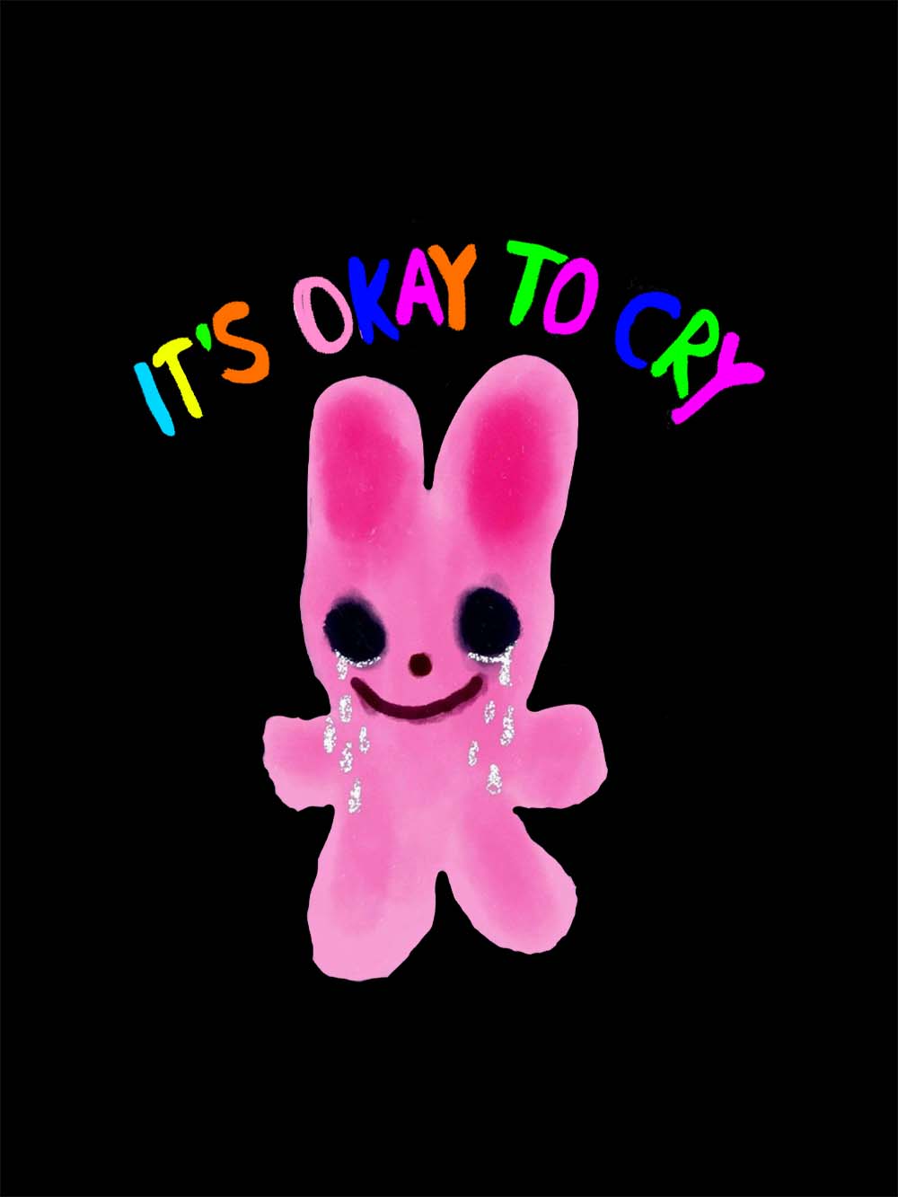 It's Okay To Cry Washed Tshirt