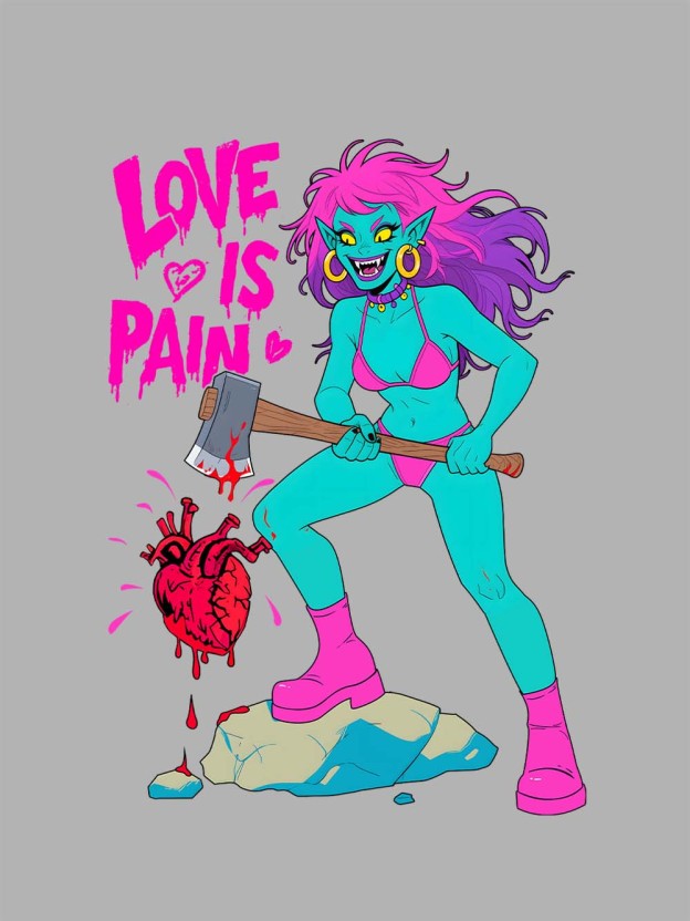 Love Is Pain Washed Tshirt