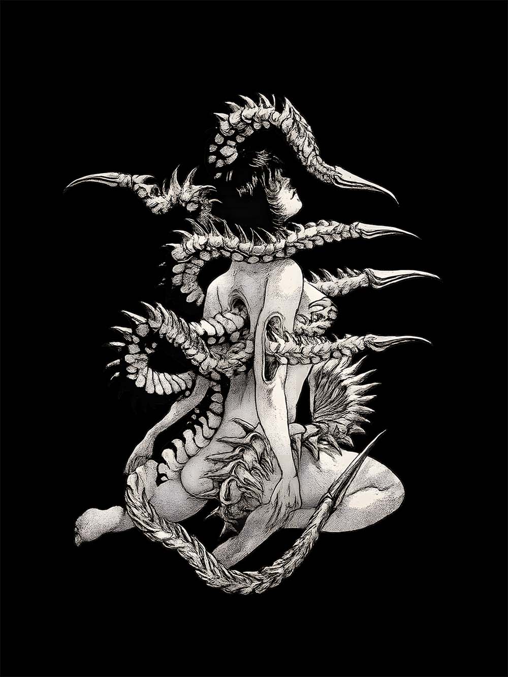 Entwined Abyss Washed Tshirt