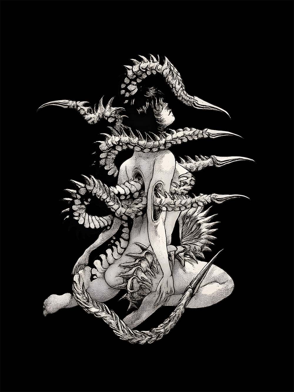 Entwined Abyss Washed Tshirt