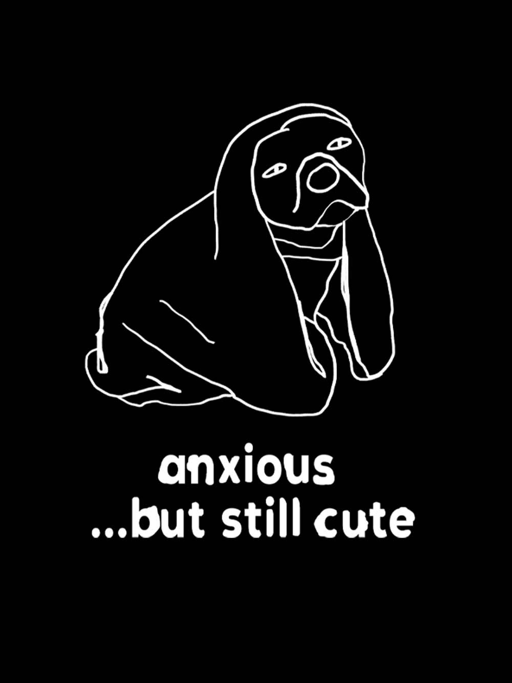 Anxious but Cute Washed Tank Top