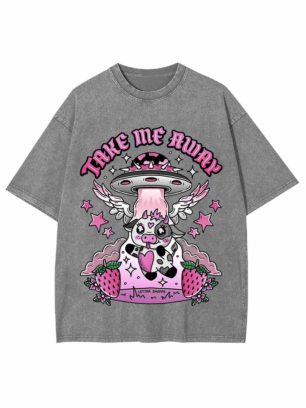 TAKE ME AWAY WASHED TSHIRT