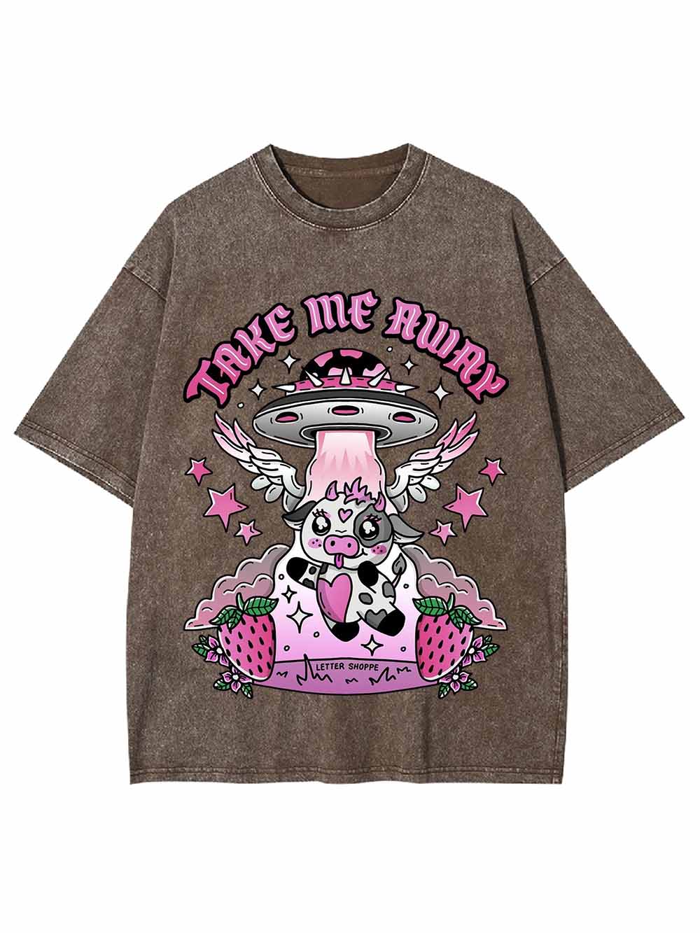 TAKE ME AWAY WASHED TSHIRT