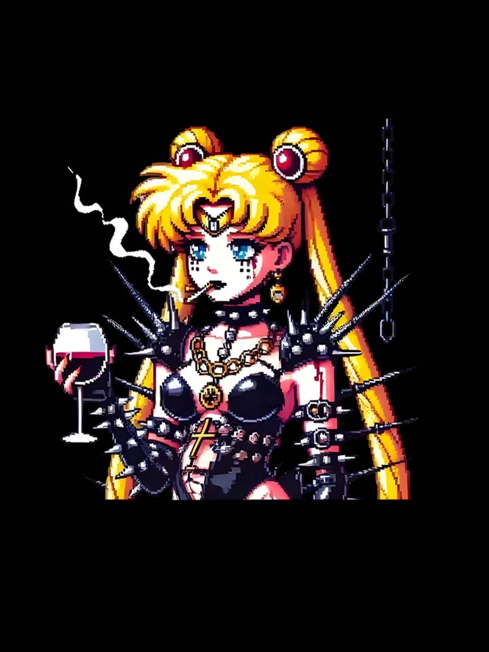 Punk Moon Washed Tank Top