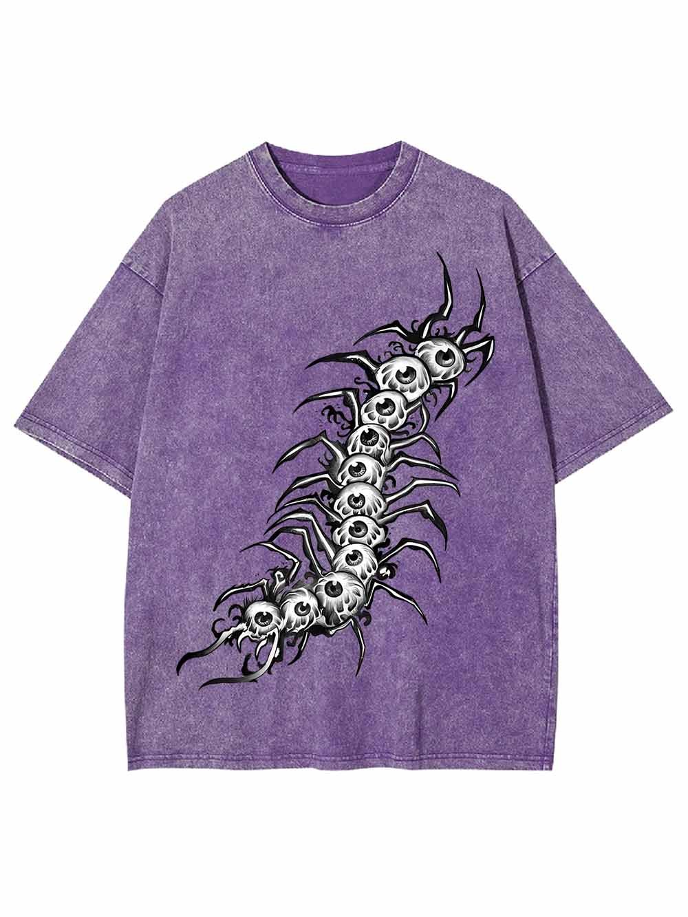 EYEBALL CENTIPEDE WASHED TSHIRT