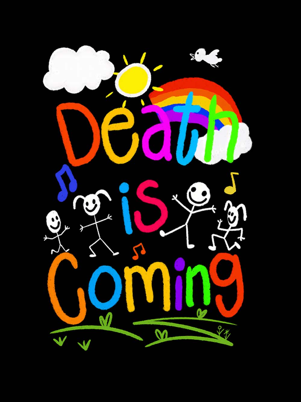 Death Is Coming Washed Tank Top