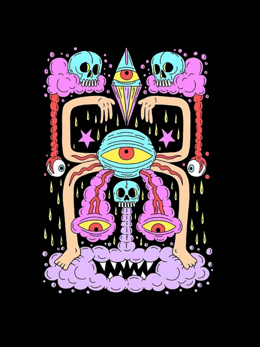 Death And Deranged Washed Tank Top