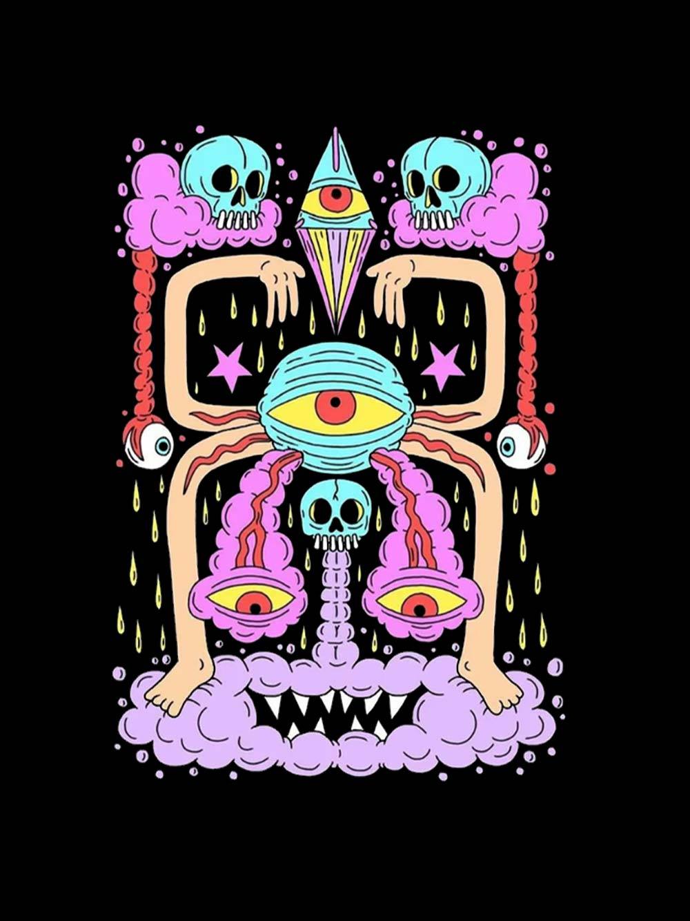 Death And Deranged Washed Tank Top