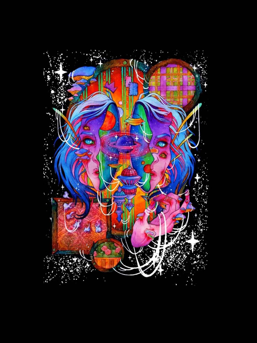 Spiritual Void World Washed Tank Top