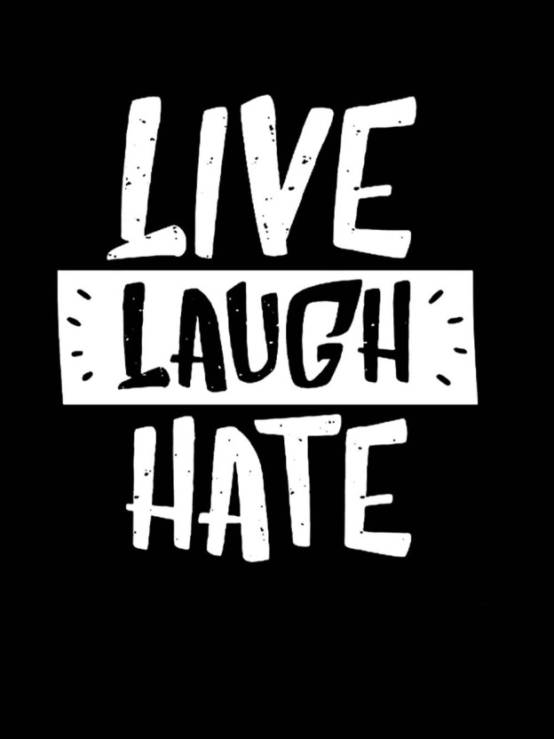 Live Laugh Hate Washed Tank Top