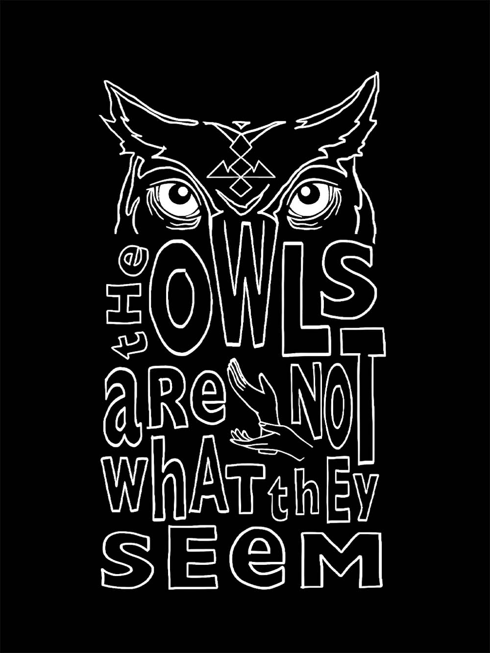 MYSTERIOUS OWLS WASHED TSHIRT