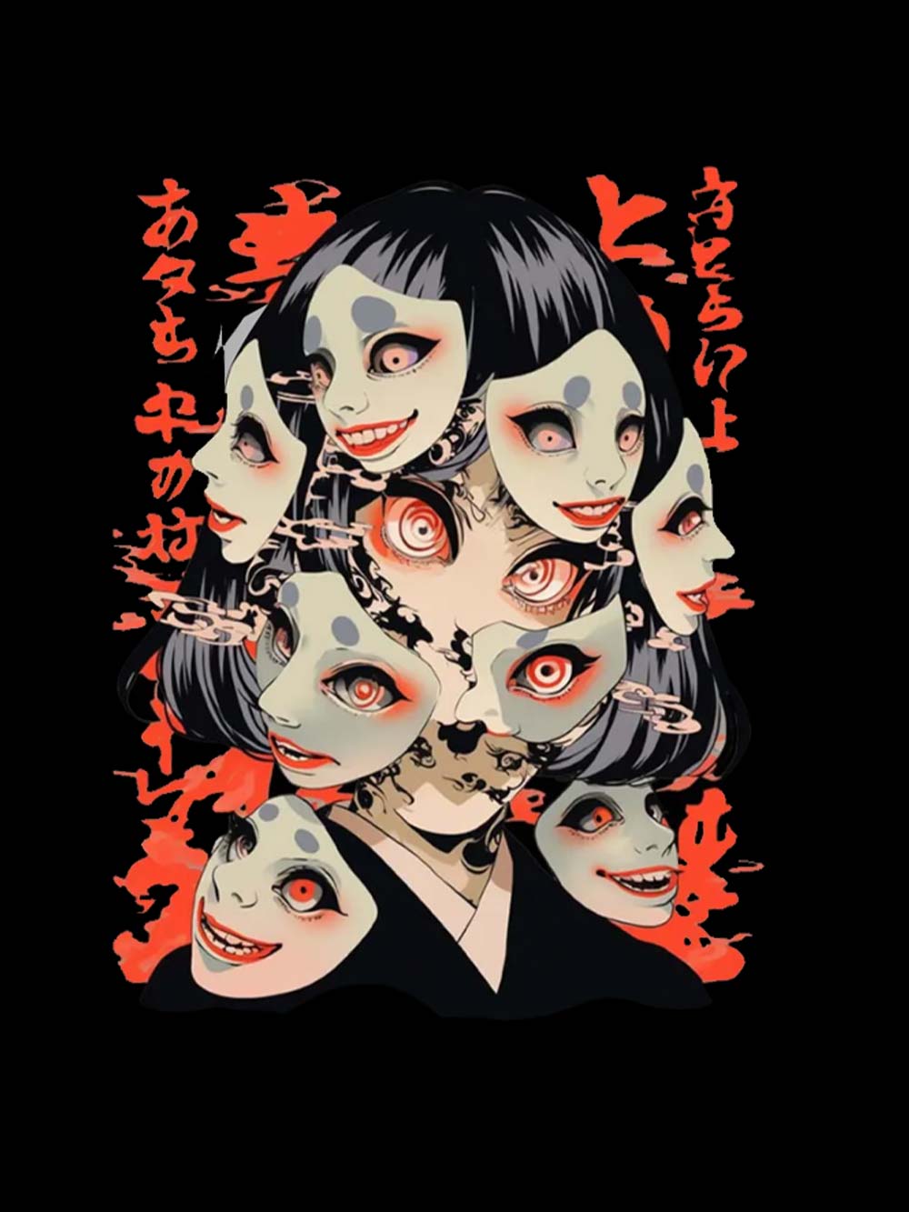 Faces Of Chaos Washed Tank Top