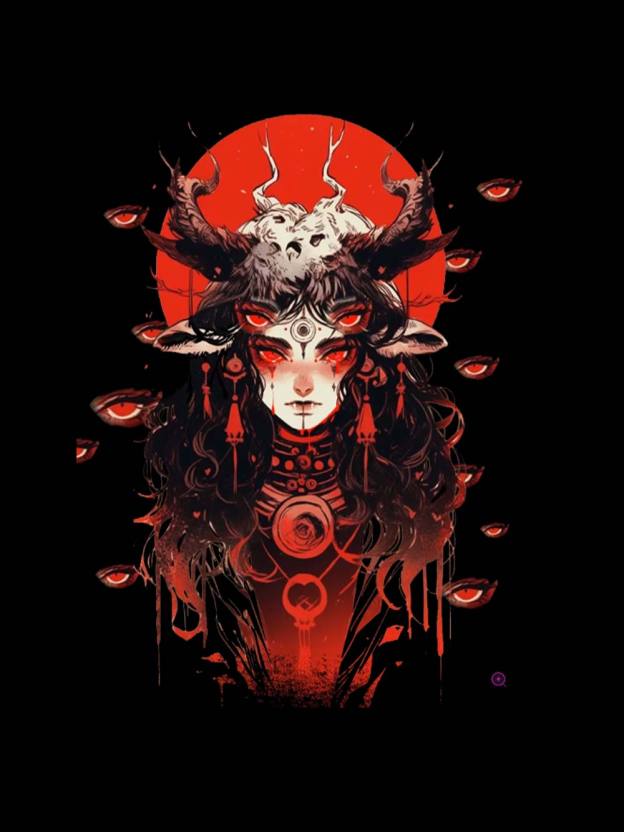 Multiple Eyes Spirit Washed Tank Top