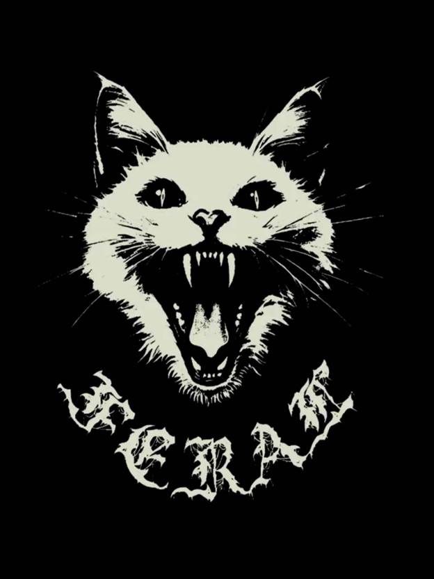 Feral White Cat Washed Tank Top