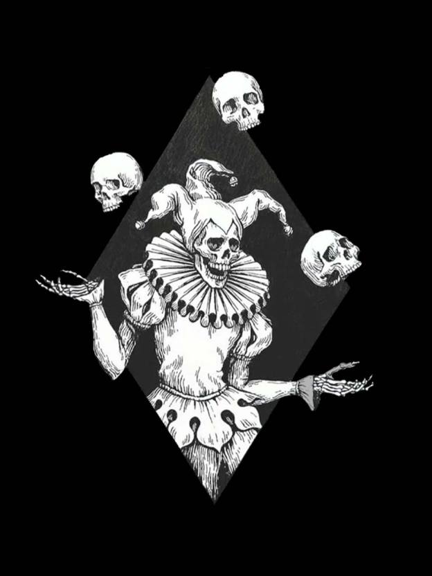 Jester Of Death Washed Tank Top