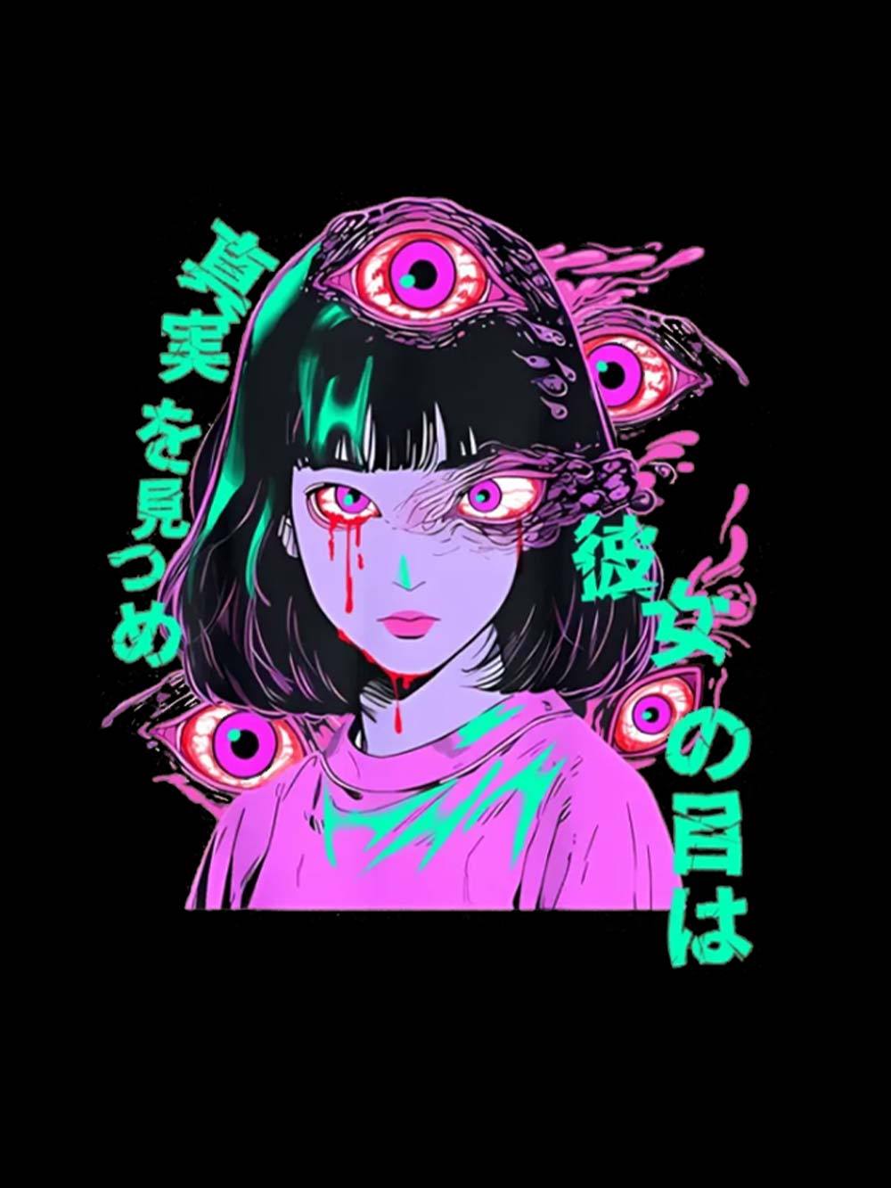 Her Eyes Gaze Into The Truth Washed Tank Top