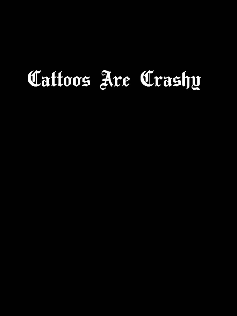 Tattoos Are Trashy Washed Tank Top