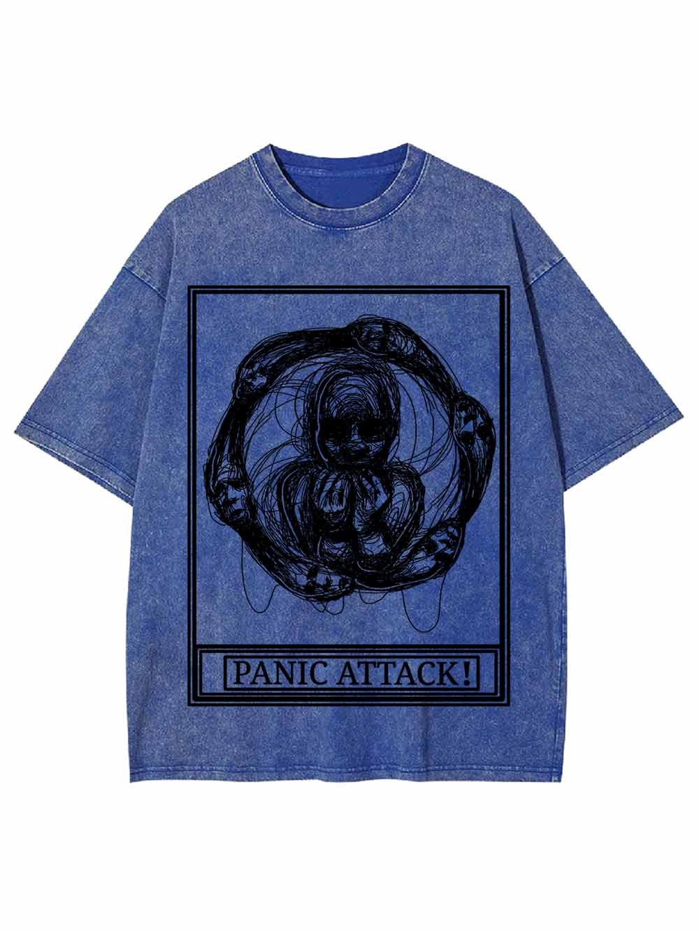 PANIC ATTACK WASHED TSHIRT