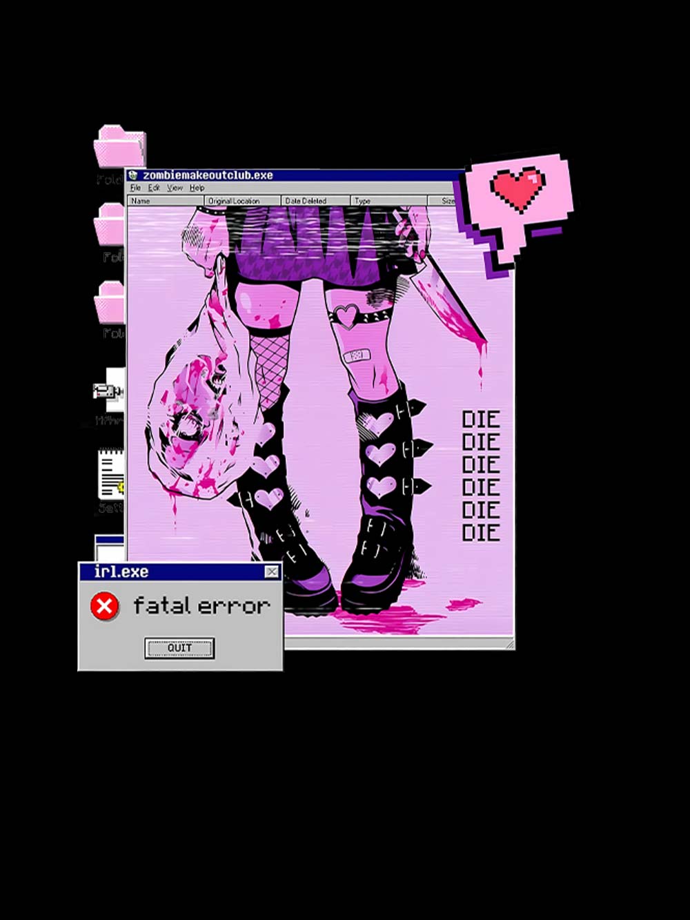 Fatal Error Washed Tank Top