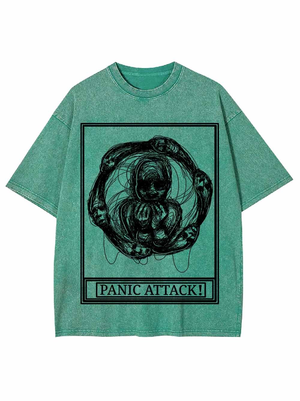 PANIC ATTACK WASHED TSHIRT