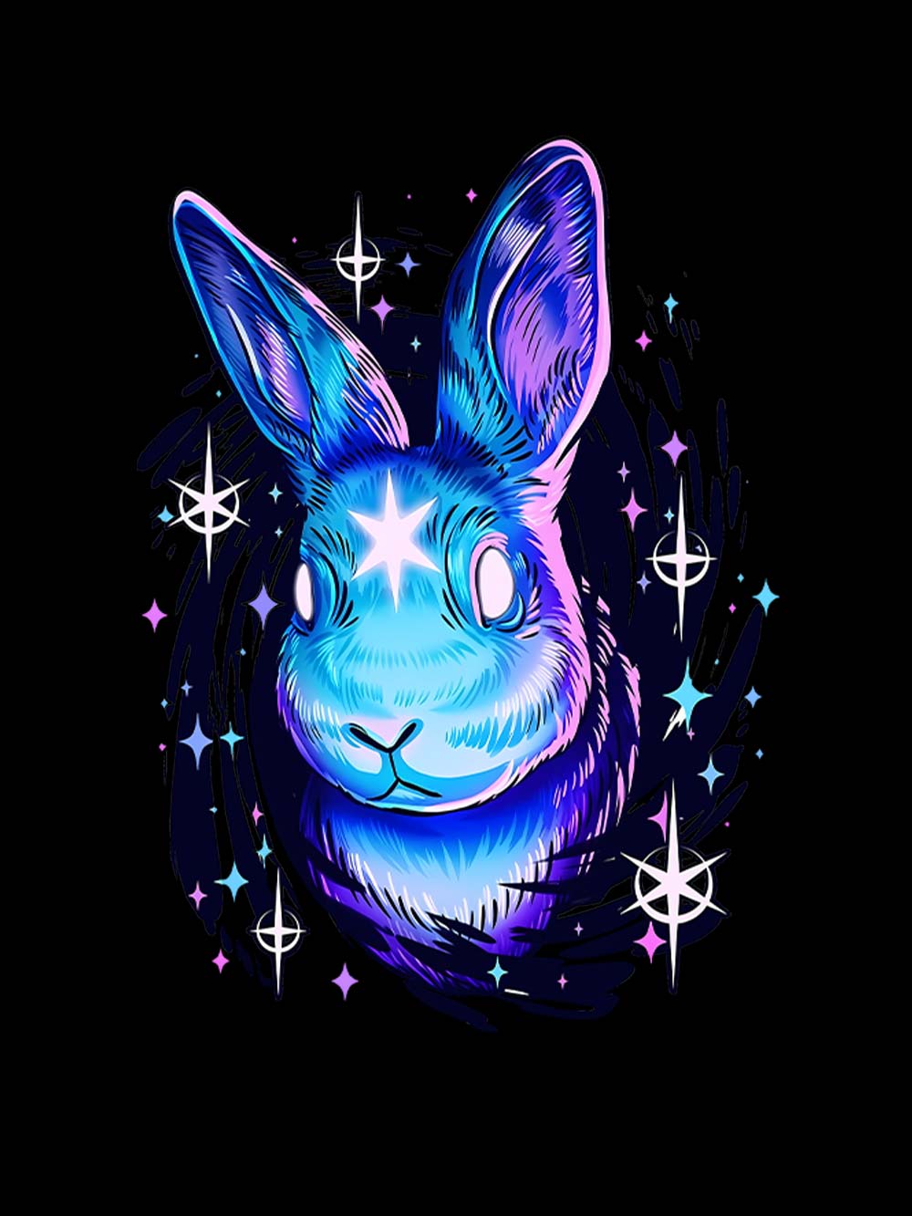 Black Rabbit Hole Washed Tank Top