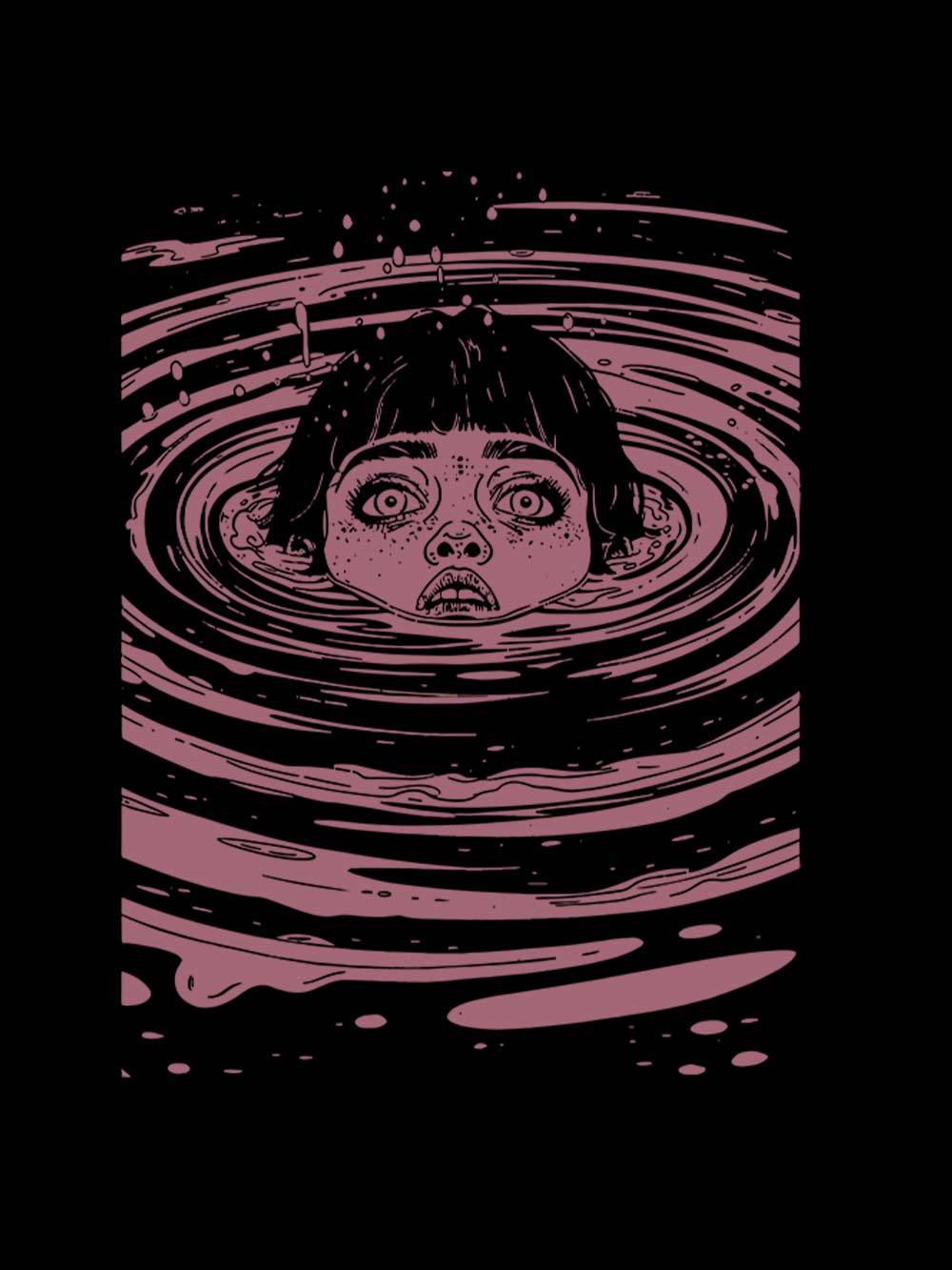 Drowning in the Abyss Washed Tank Top