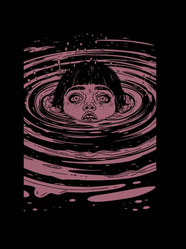 Drowning in the Abyss Washed Tank Top