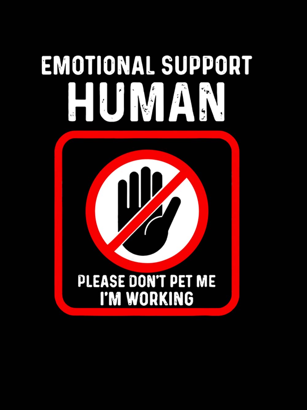 Emotional Support Human Washed Tank Top