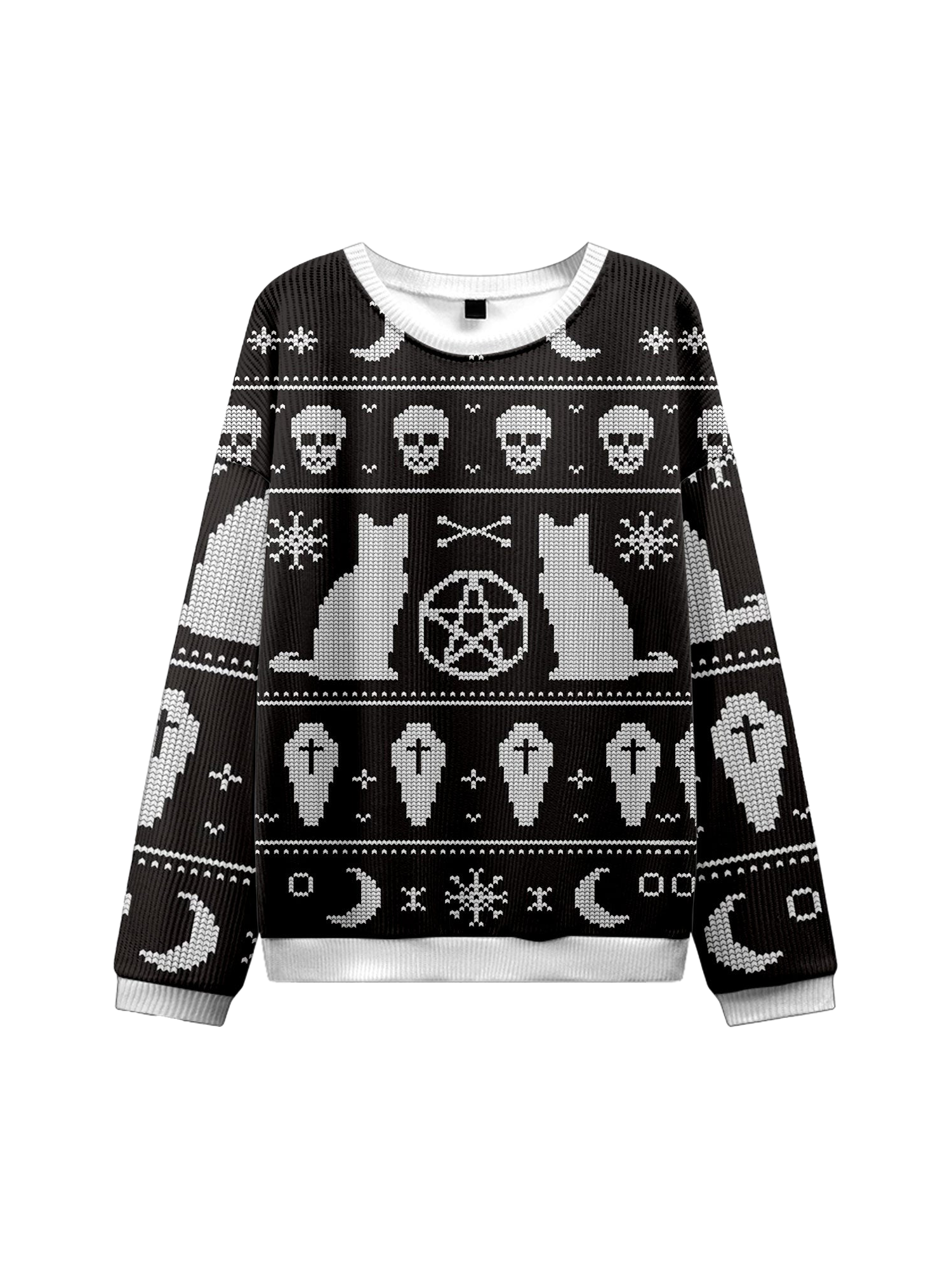 CATTTT UGLY CHRISTMAS SWEATSHIRT