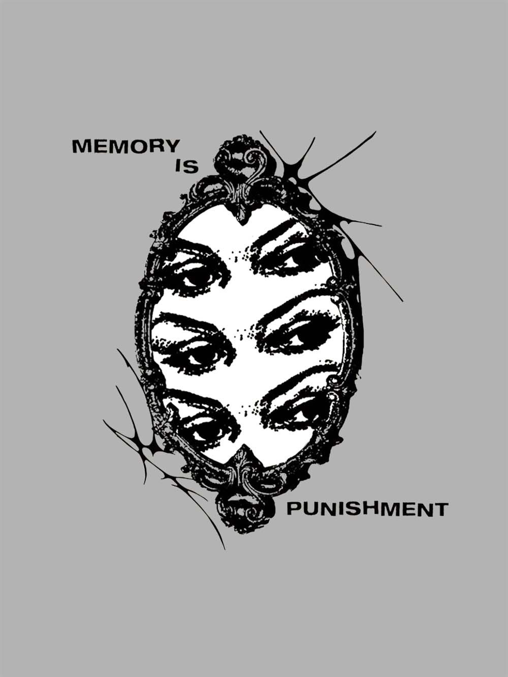 MEMORY IS PUNISHMENT WASHED TSHIRT