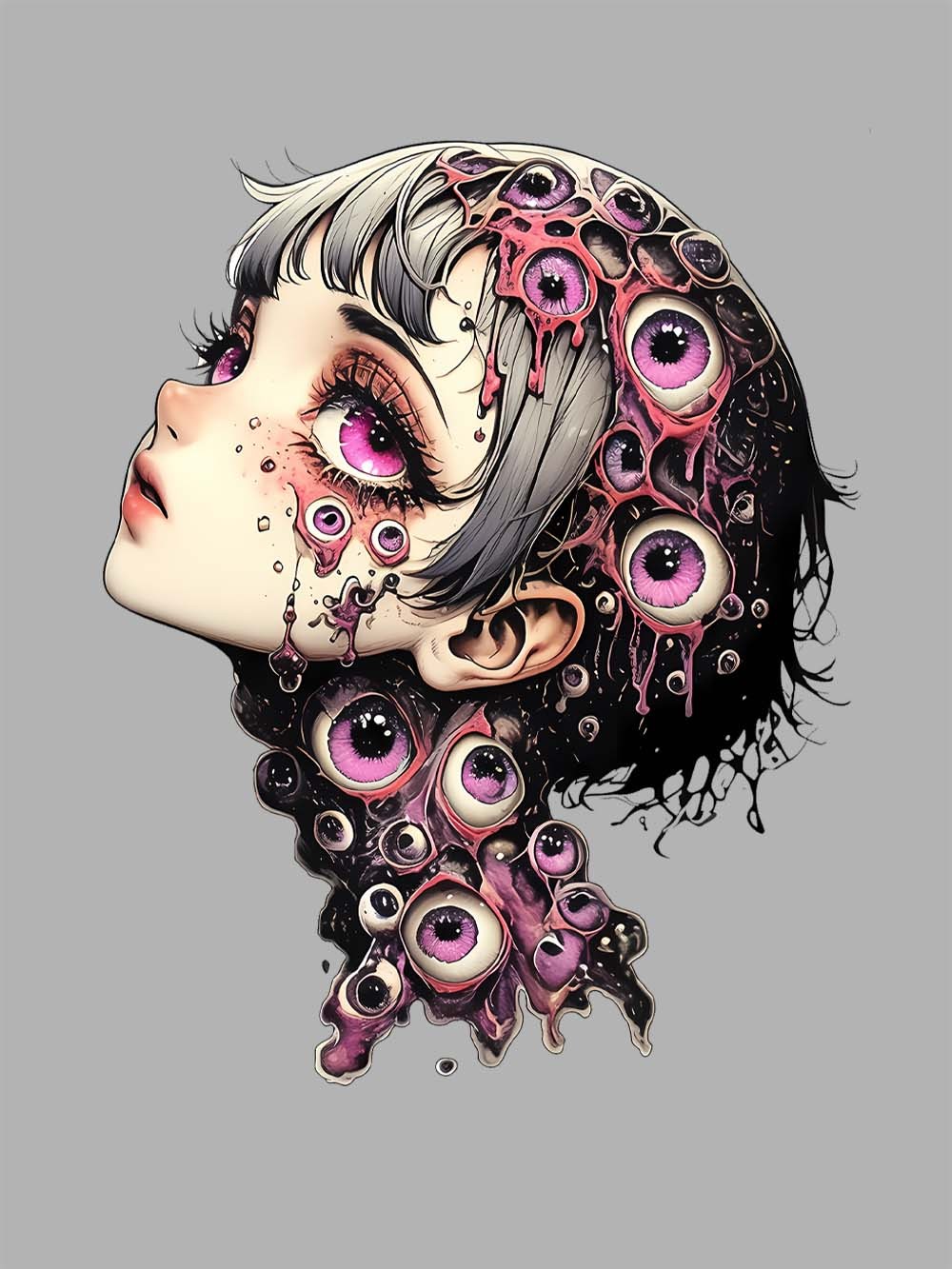 EYES OF THE ABYSS WASHED TSHIRT