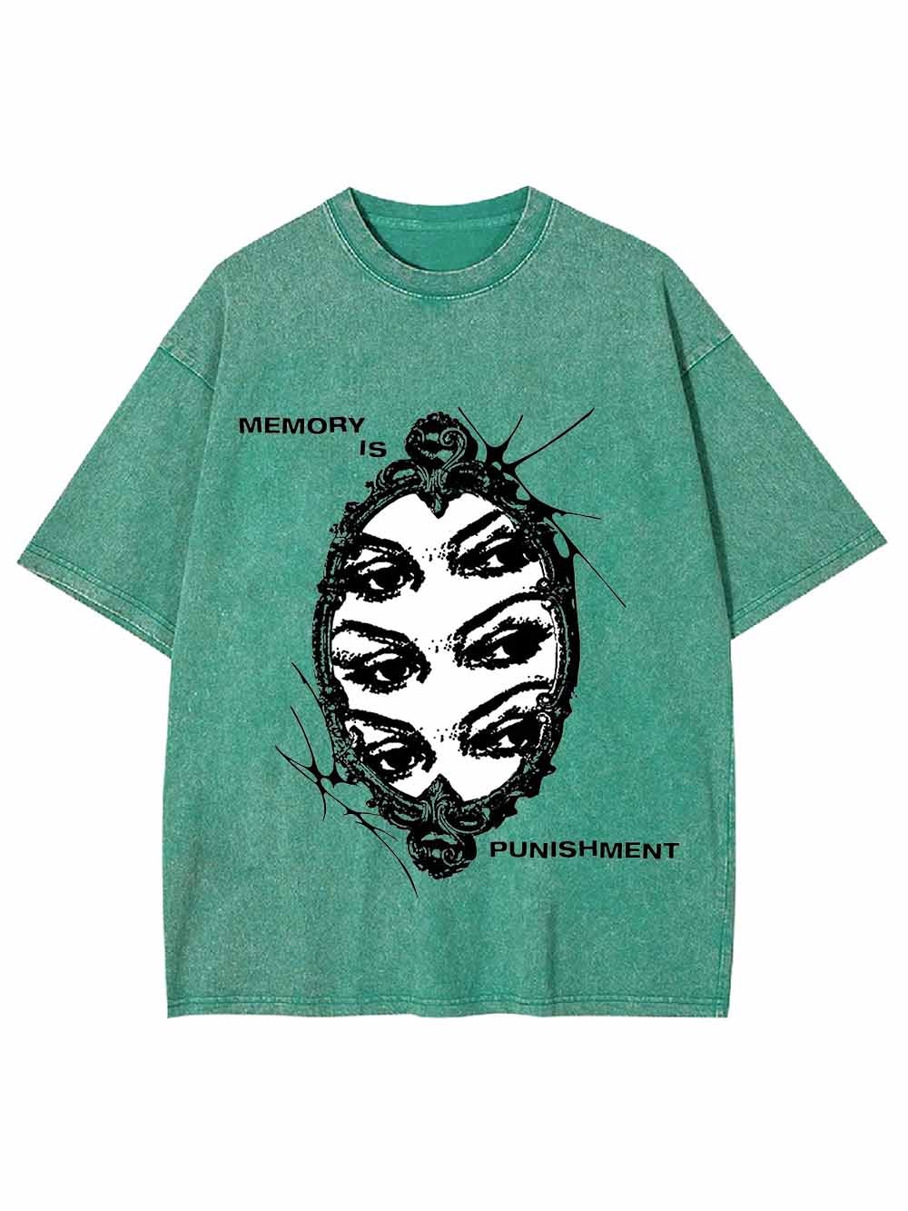 MEMORY IS PUNISHMENT WASHED TSHIRT