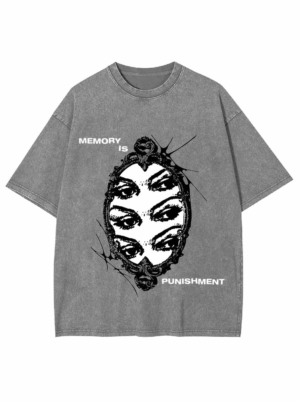 MEMORY IS PUNISHMENT WASHED TSHIRT