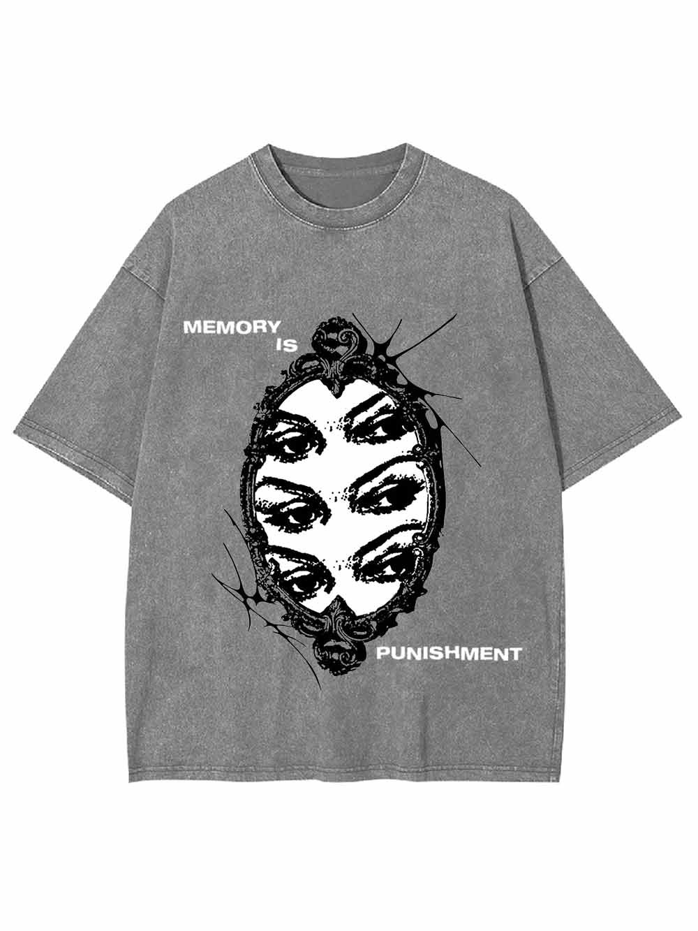 MEMORY IS PUNISHMENT WASHED TSHIRT-ClassyOutlaw Sale