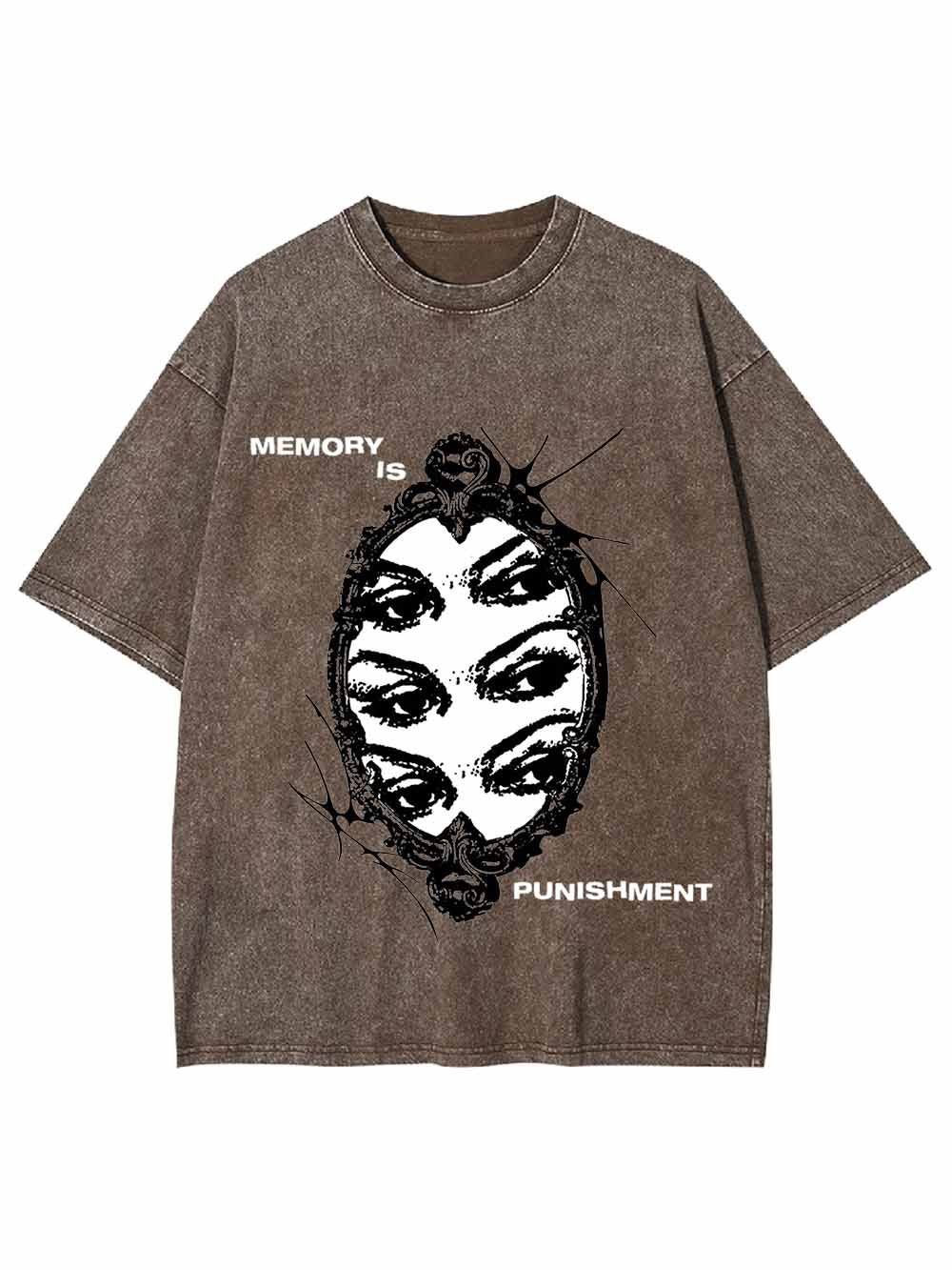 MEMORY IS PUNISHMENT WASHED TSHIRT