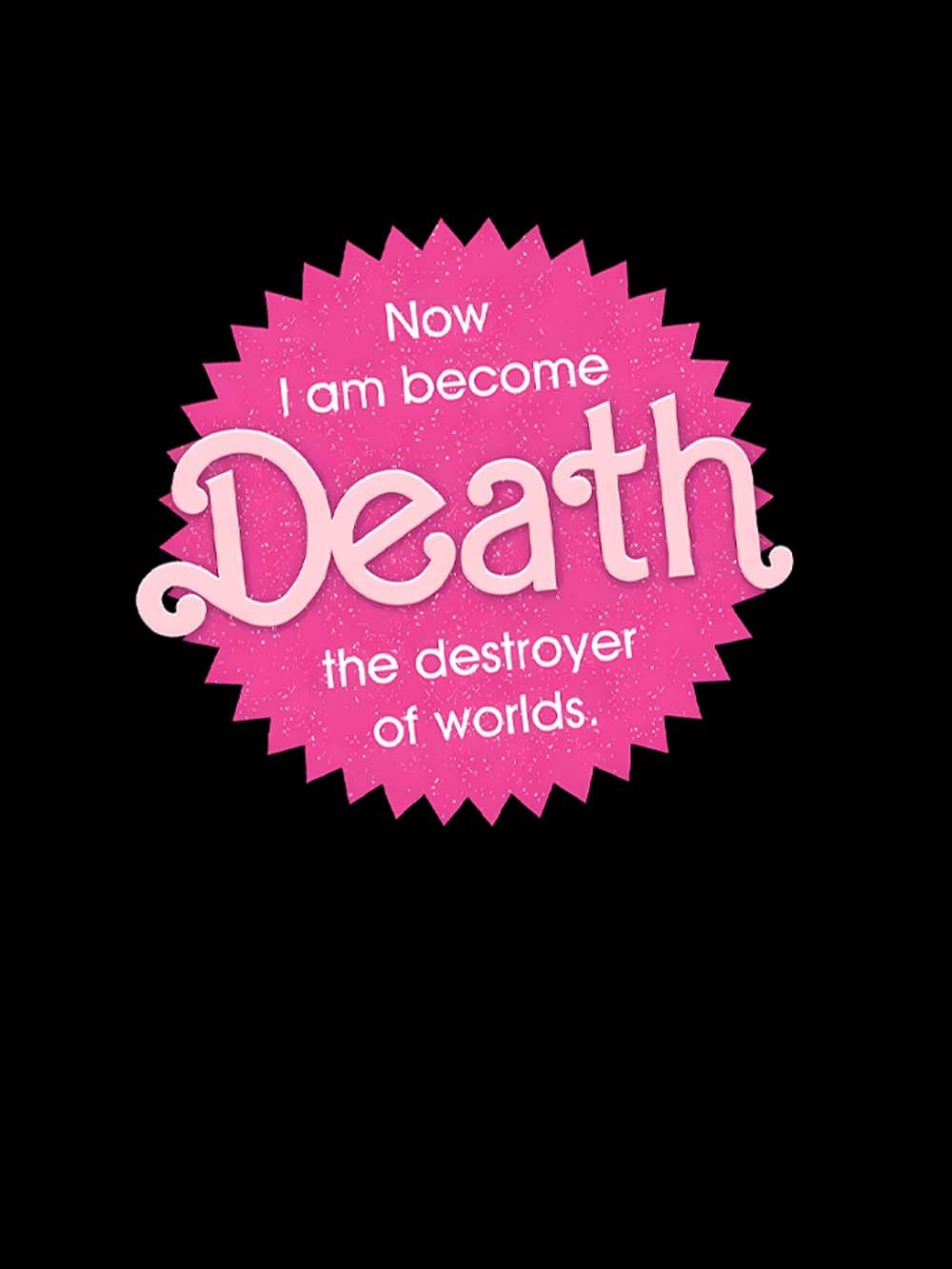 Sparkly Harbinger of Death Washed Tank Top