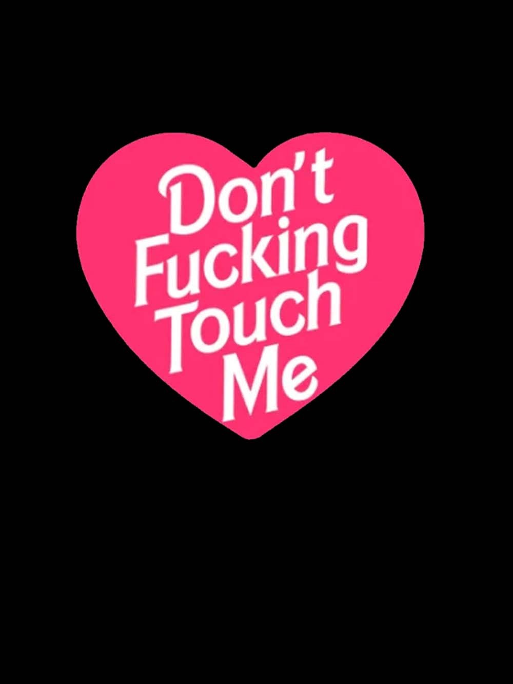 Don't Touch Me Washed Tank Top