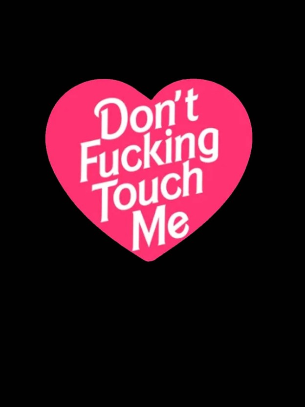 Don't Touch Me Washed Tank Top