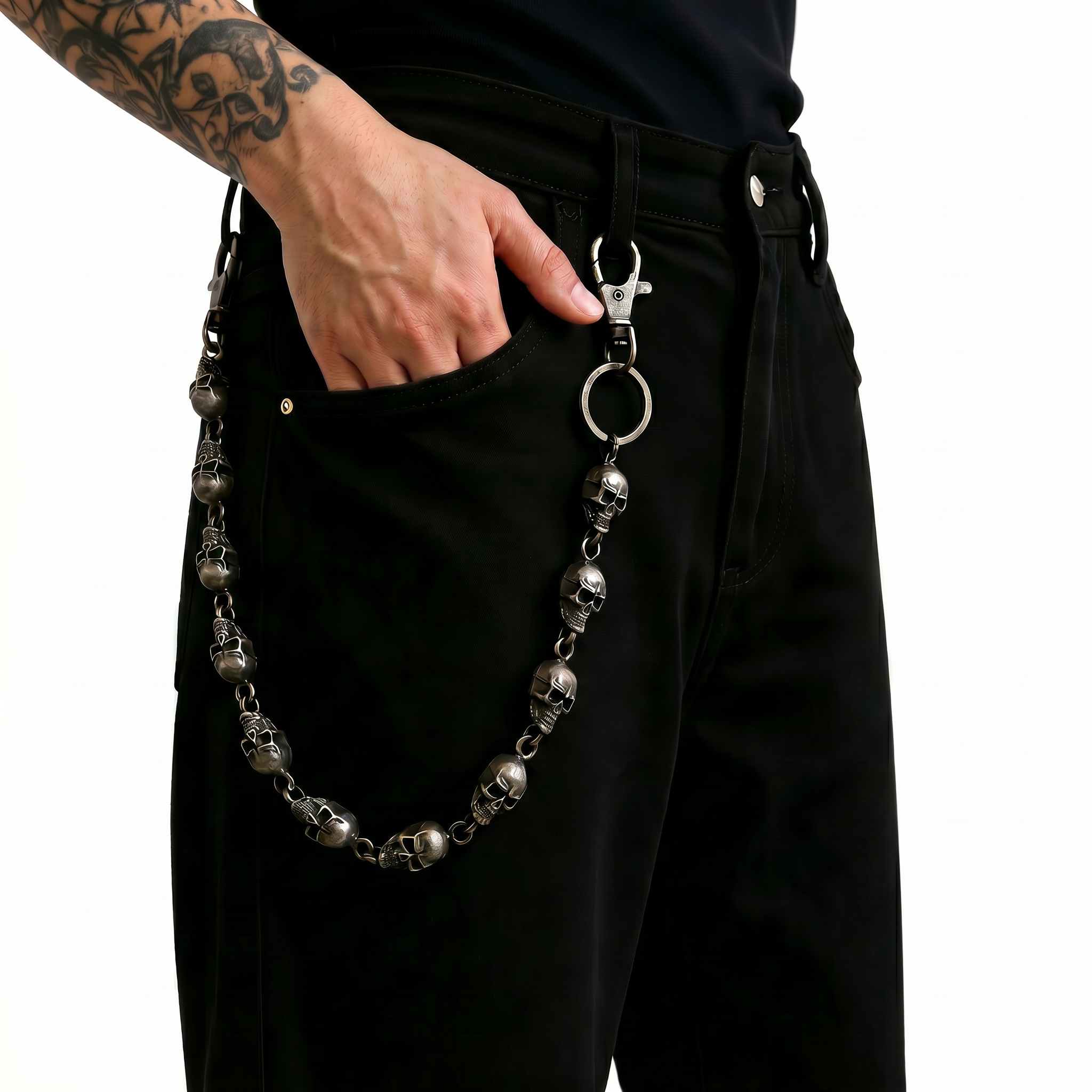 METAL SKULL CLO PANTS CHAIN