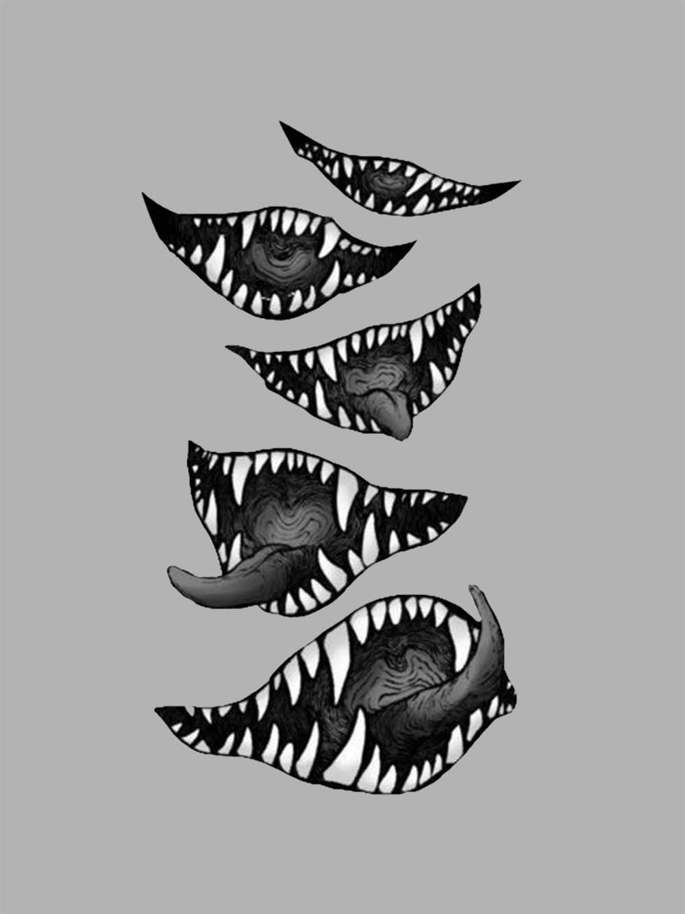 Monstrous Grins Washed Tshirt