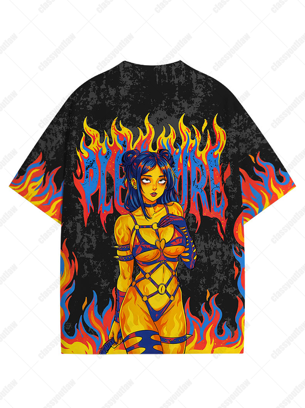 Pleasure Eco Oversized Graphic Tees