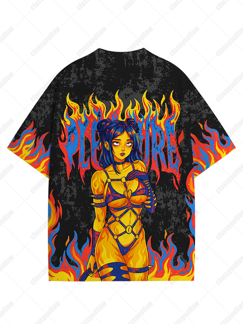 Pleasure Eco Oversized Graphic Tees