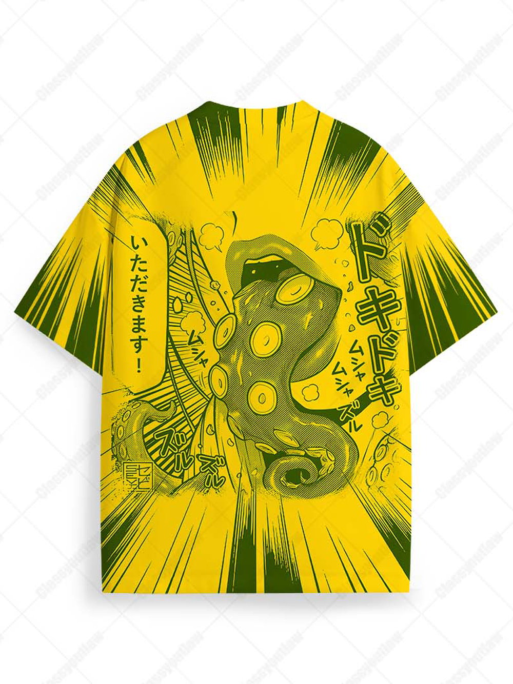 Tentacle Eco Oversized Graphic Tees