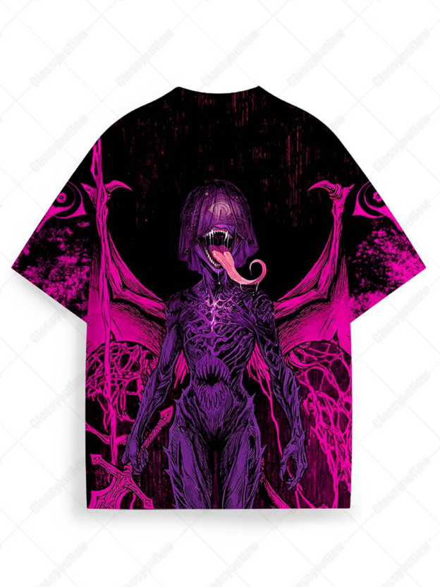 The Monstrous Bride Eco Oversized Graphic Tees