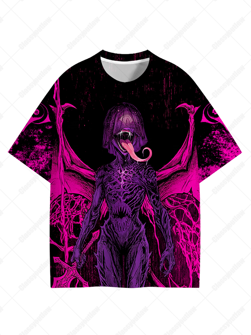 The Monstrous Bride Eco Oversized Graphic Tees-ClassyOutlaw Sale