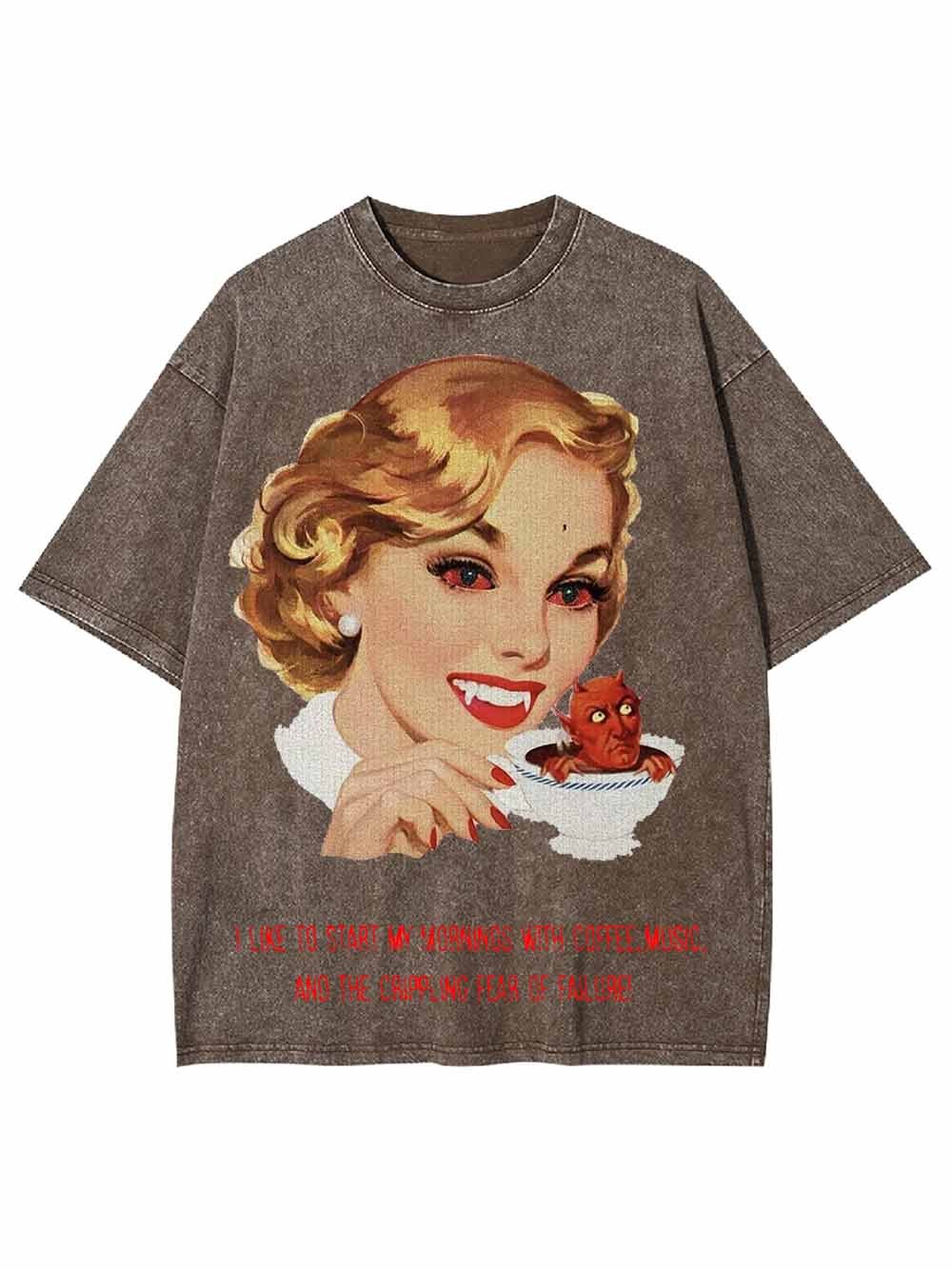 The Crippling Fear Of Failure! Washed Tshirt