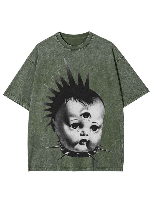 Triple Vision Punk Washed Tshirt