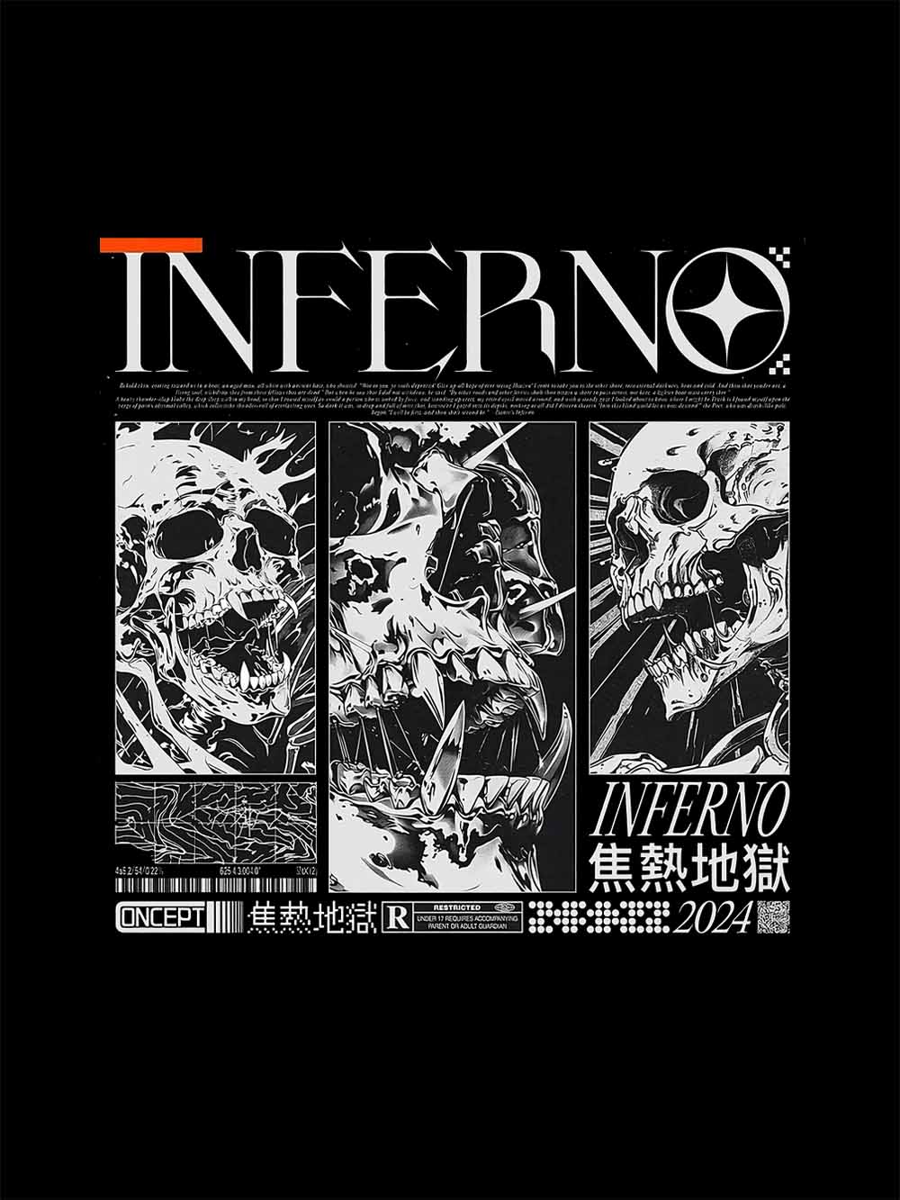 Inferno Washed Tshirt