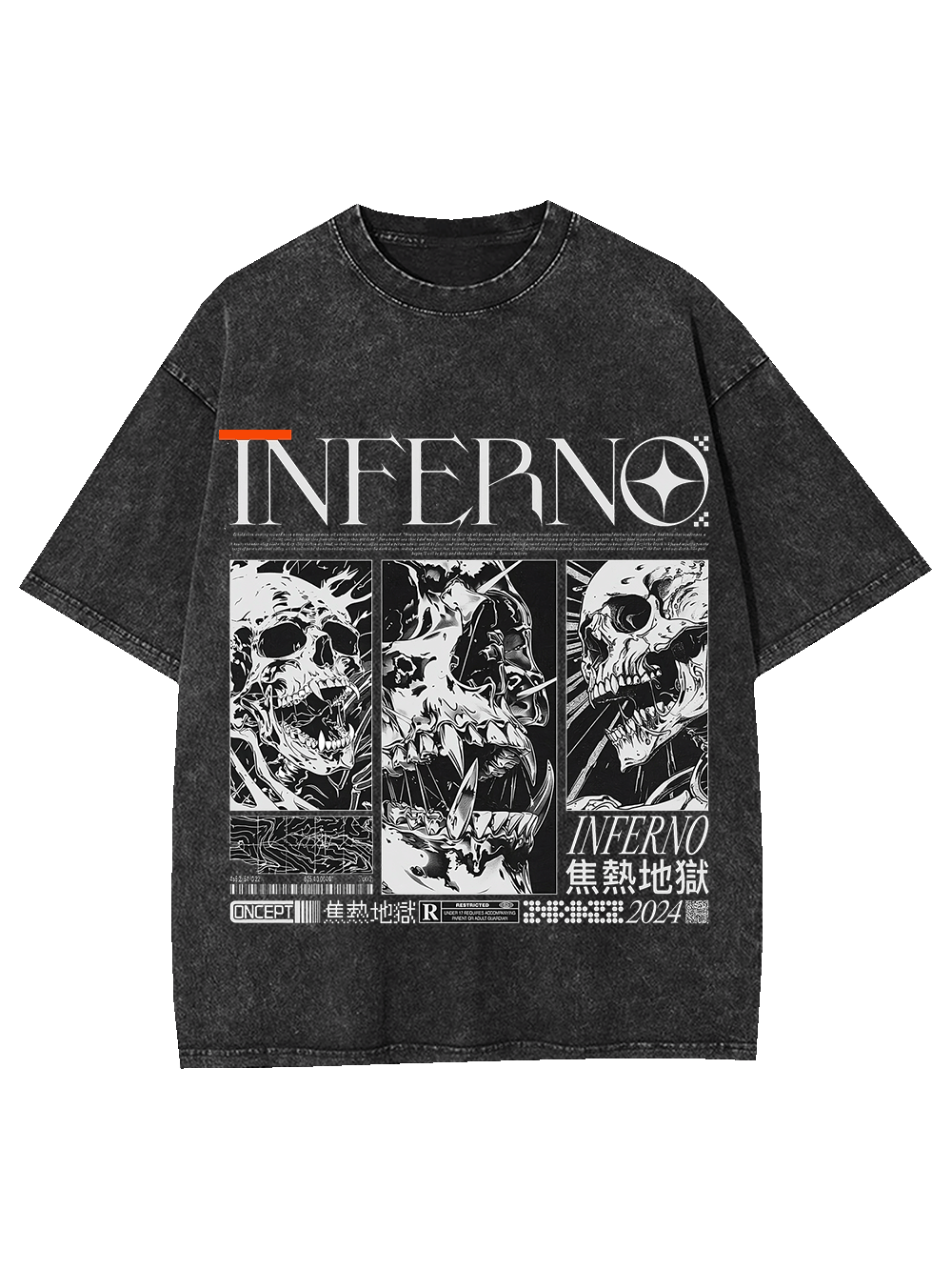 Inferno Washed Tshirt