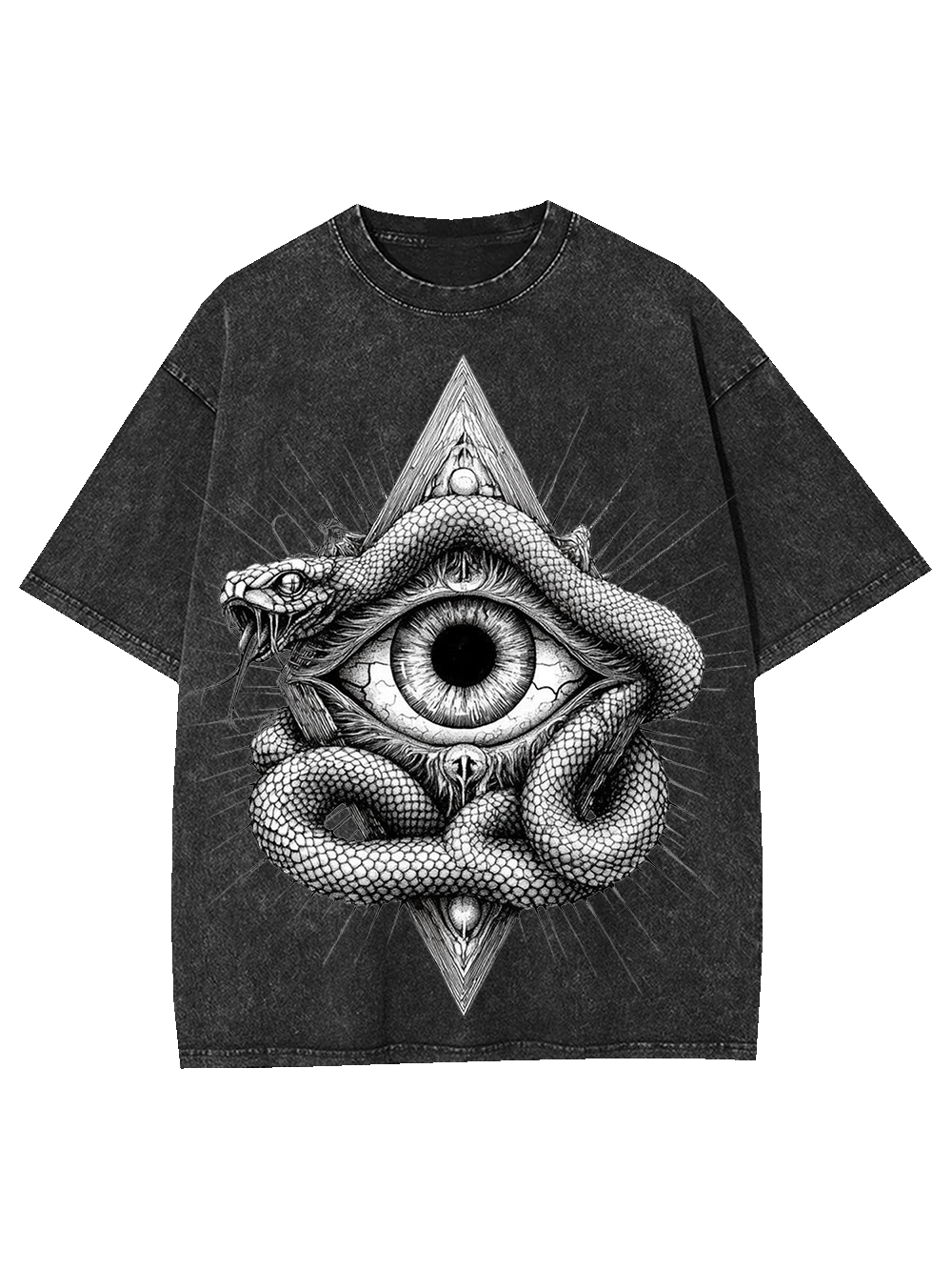 Serpent Eye Washed Tshirt